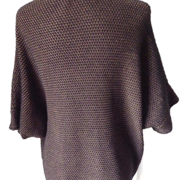 RENUAR Sweater/ Brown Seed Stitch/ Shawl Collar/ M - Picture 4 of 7